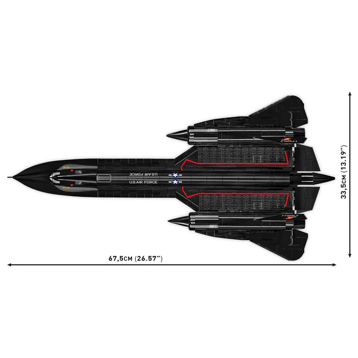 Lockheed SR-71 Blackbird: COBI Set #5891 - Image 8