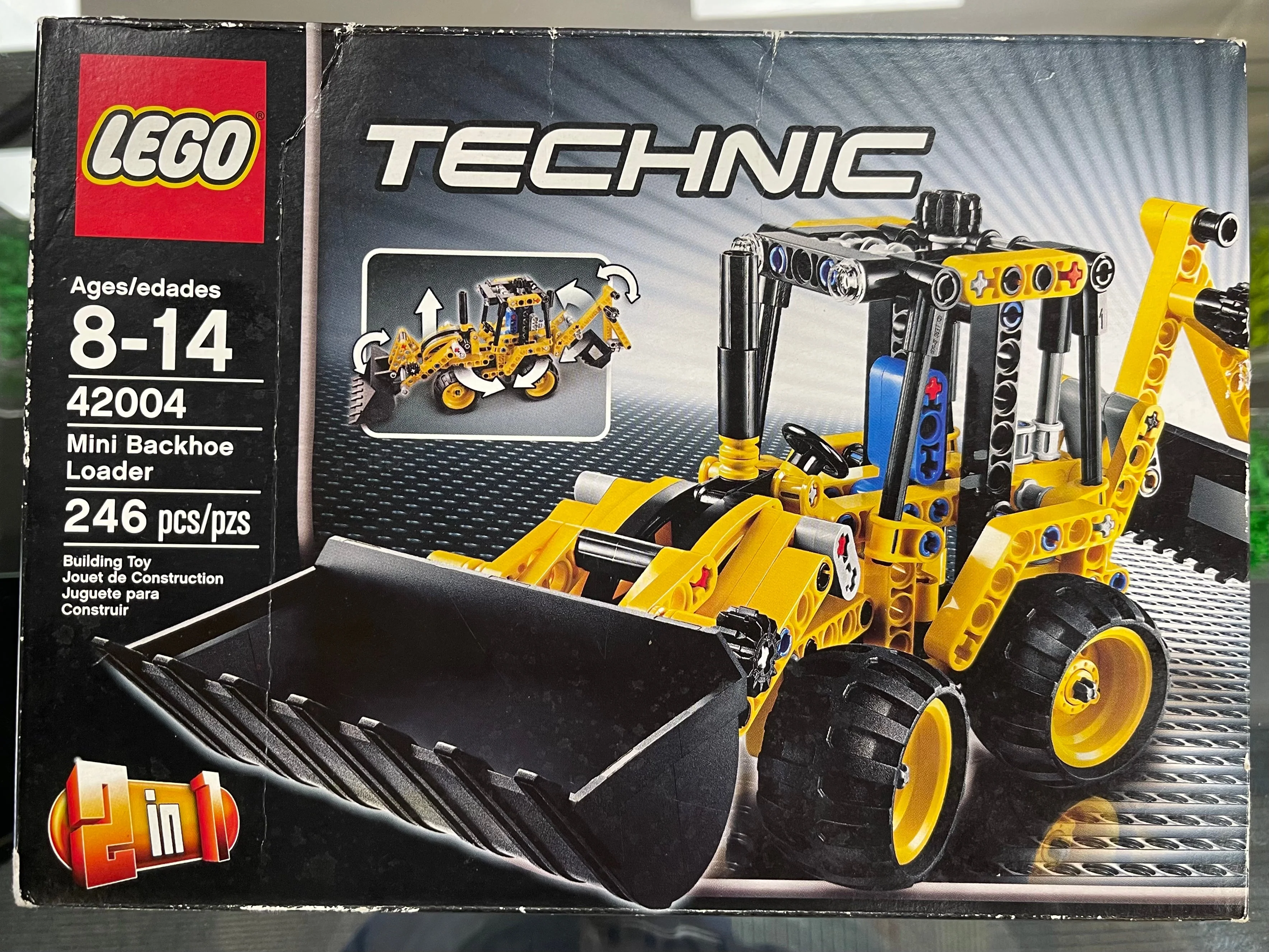 42004 - Mini Backhoe - EMPTY BOX ONLY