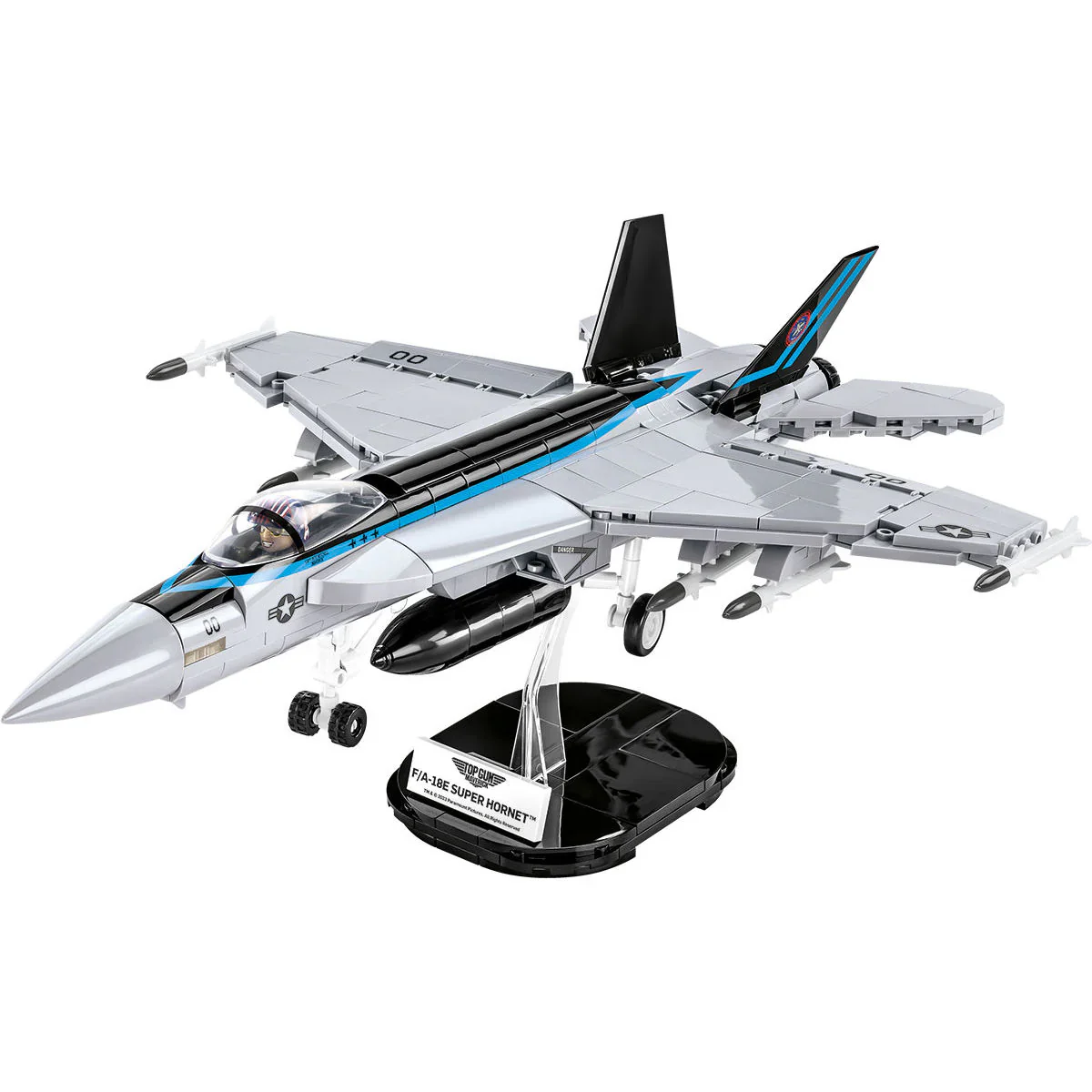 TOP GUN F/A-18E Super Hornet Jet, Version 2: COBI Set #5805A - Image 5