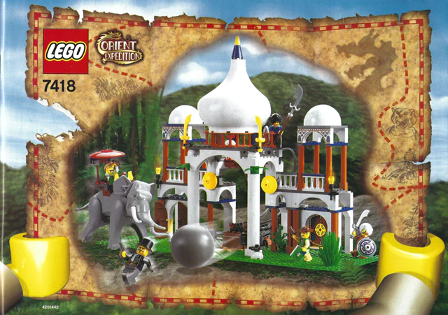 7418-Scorpion Palace - INSTRUCTIONS ONLY