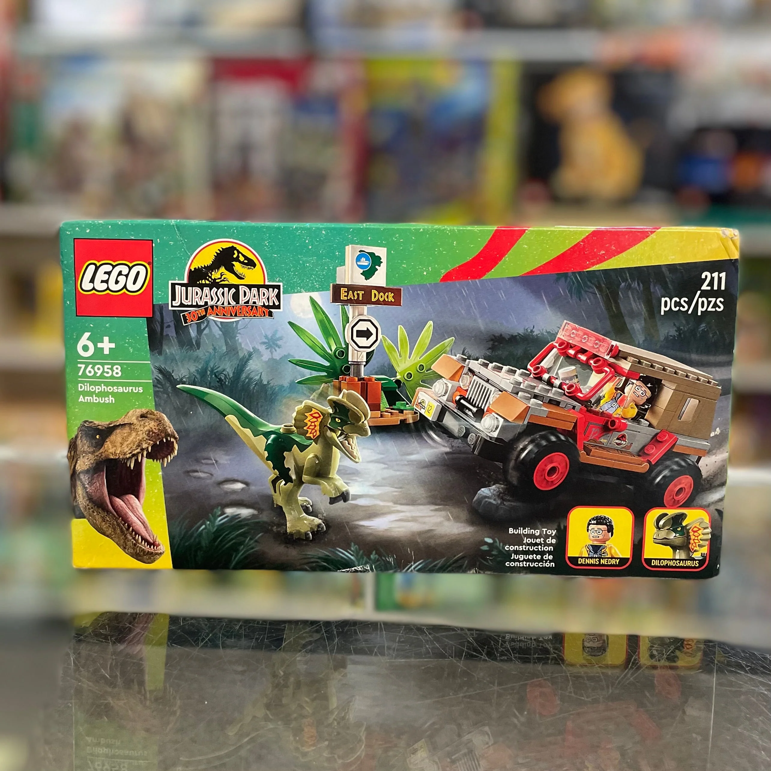 76958 - Dilophosaurus Ambush - EMPTY BOX ONLY