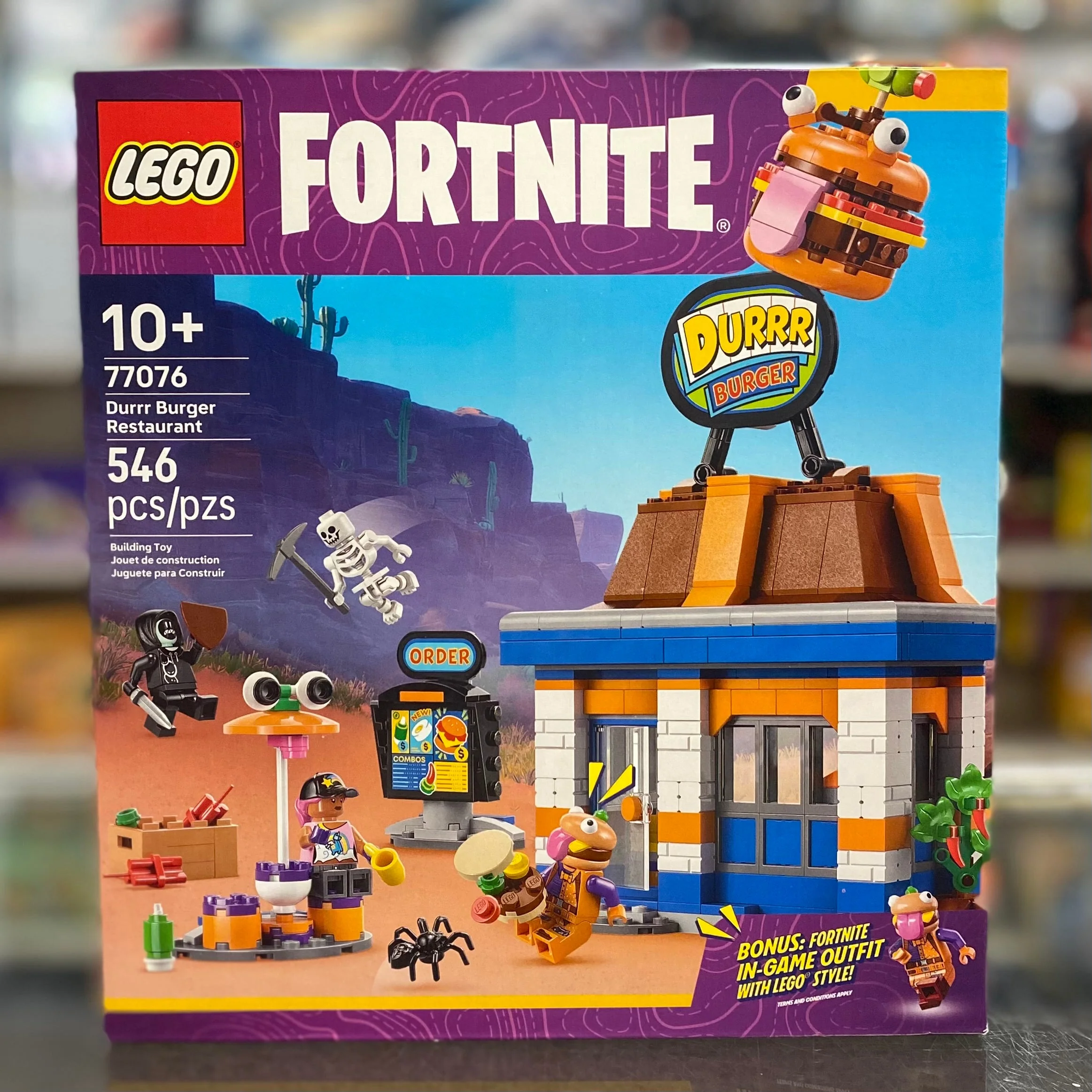 77076 - Durrr Burger Restaurant - EMPTY BOX ONLY