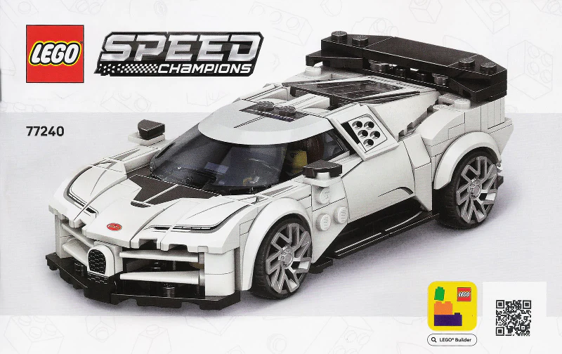 77240 - Bugatti Centodieci - INSTRUCTIONS ONLY