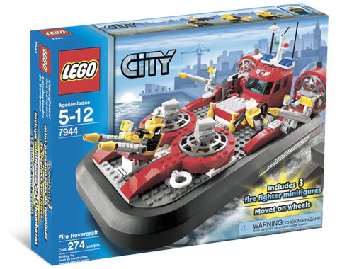 7944 - Fire Hovercraft - EMPTY BOX ONLY
