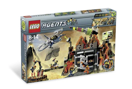 8637 - Mission 8: Volcano Base - EMPTY BOX ONLY