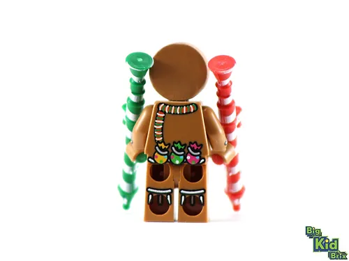 GINGERBAD MEAN Gingerbread Man Custom Printed Lego Minifigure - Image 2