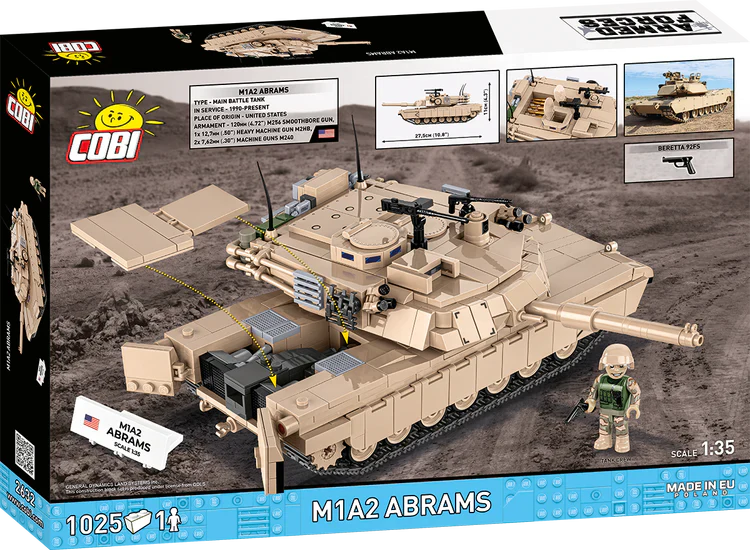 M1A2 Abrams Tank: COBI Set #2632 - Image 2