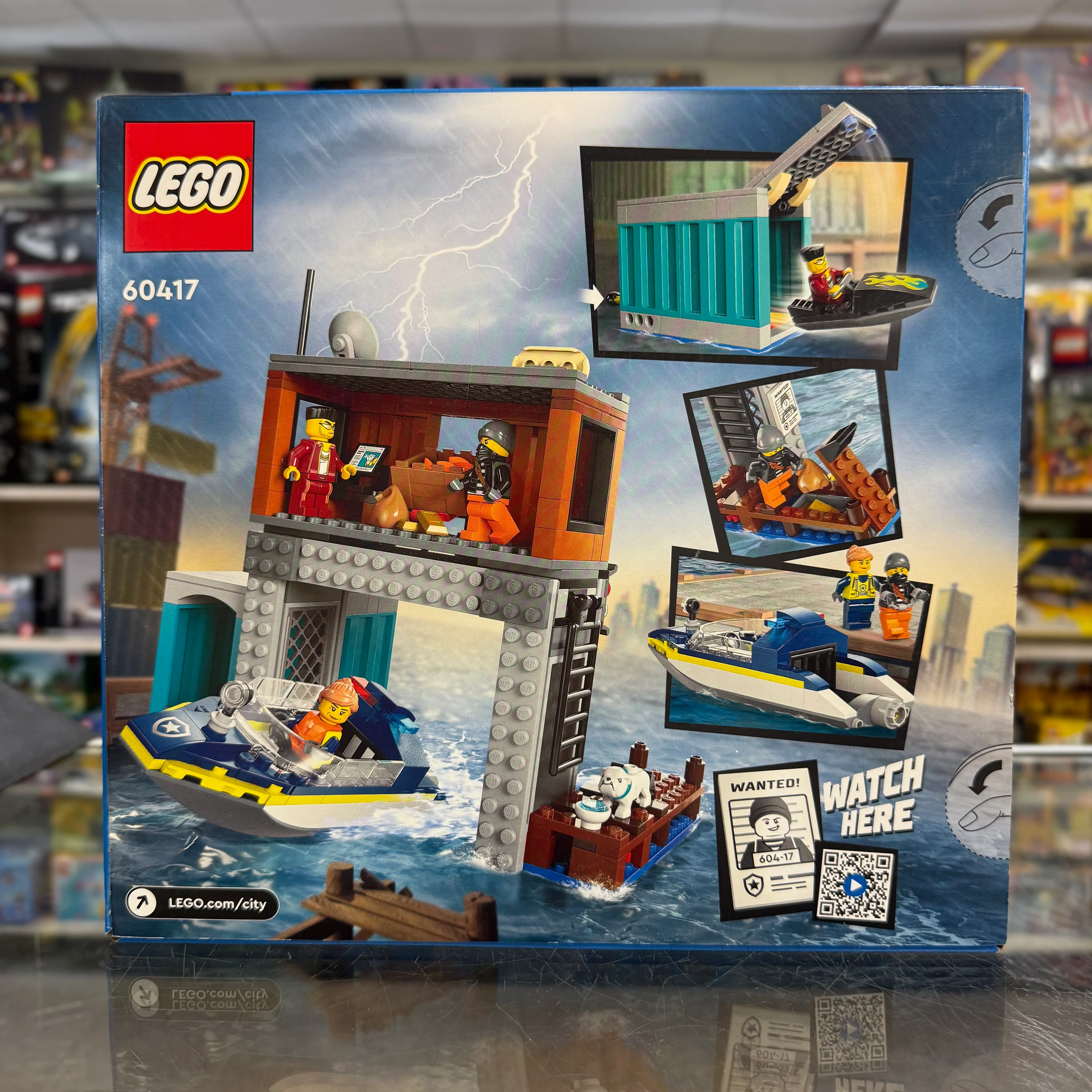 Police Speedboat and Crooks' Hideout, 60417 - Image 2