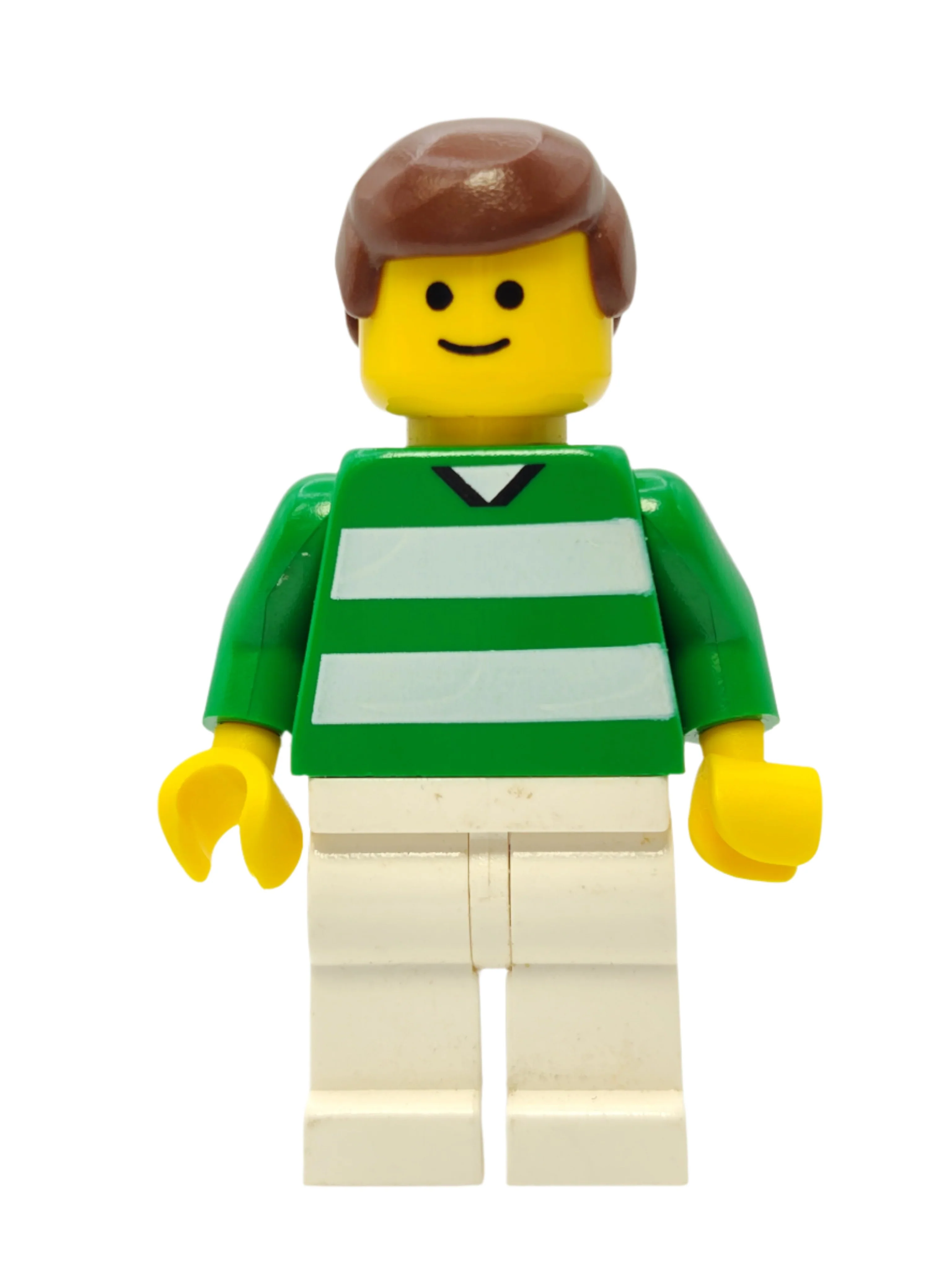 Soccer Player - Green and White Team with Number 2, soc022