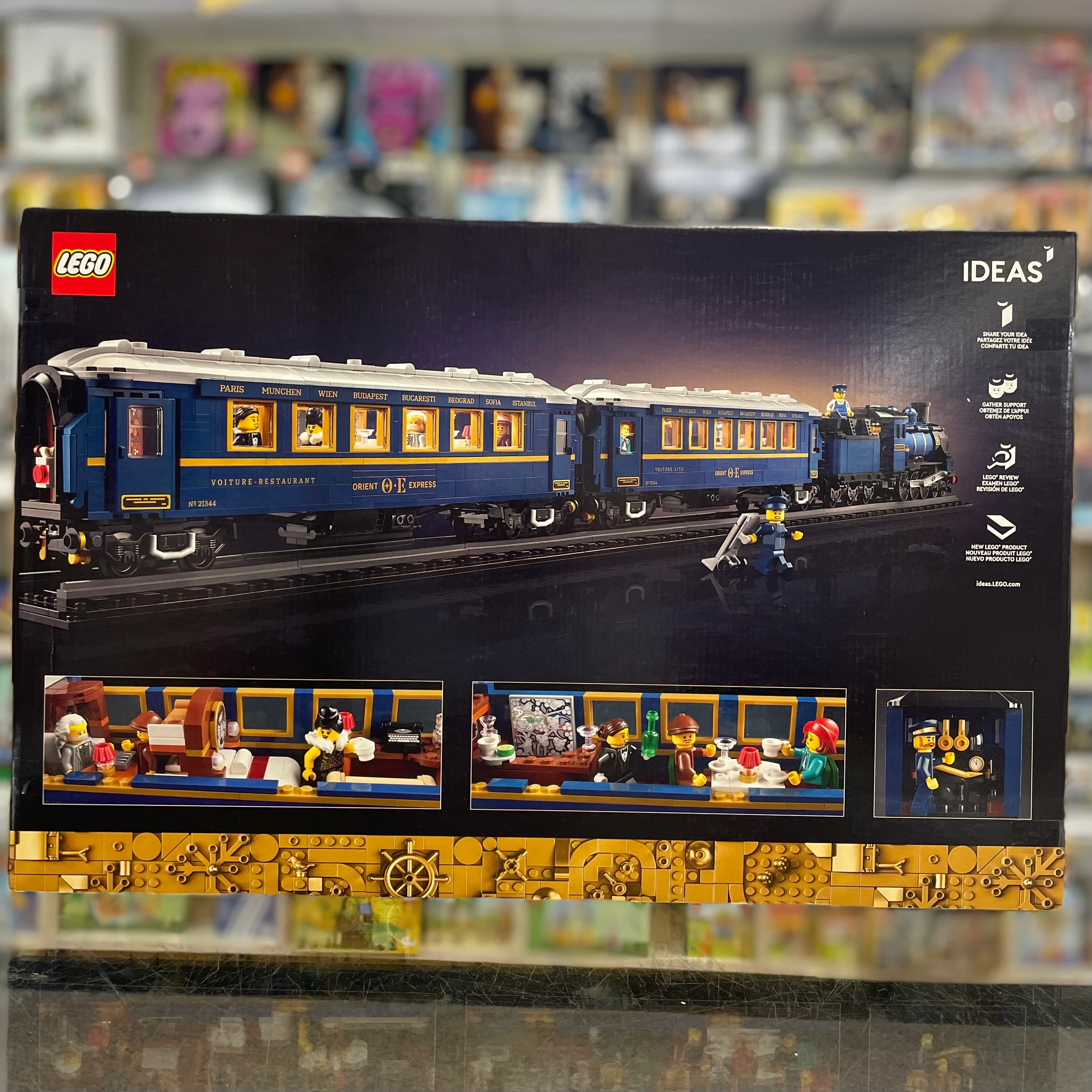 The Orient Express Train, 21344 - LEGO® Ideas Set - Image 2