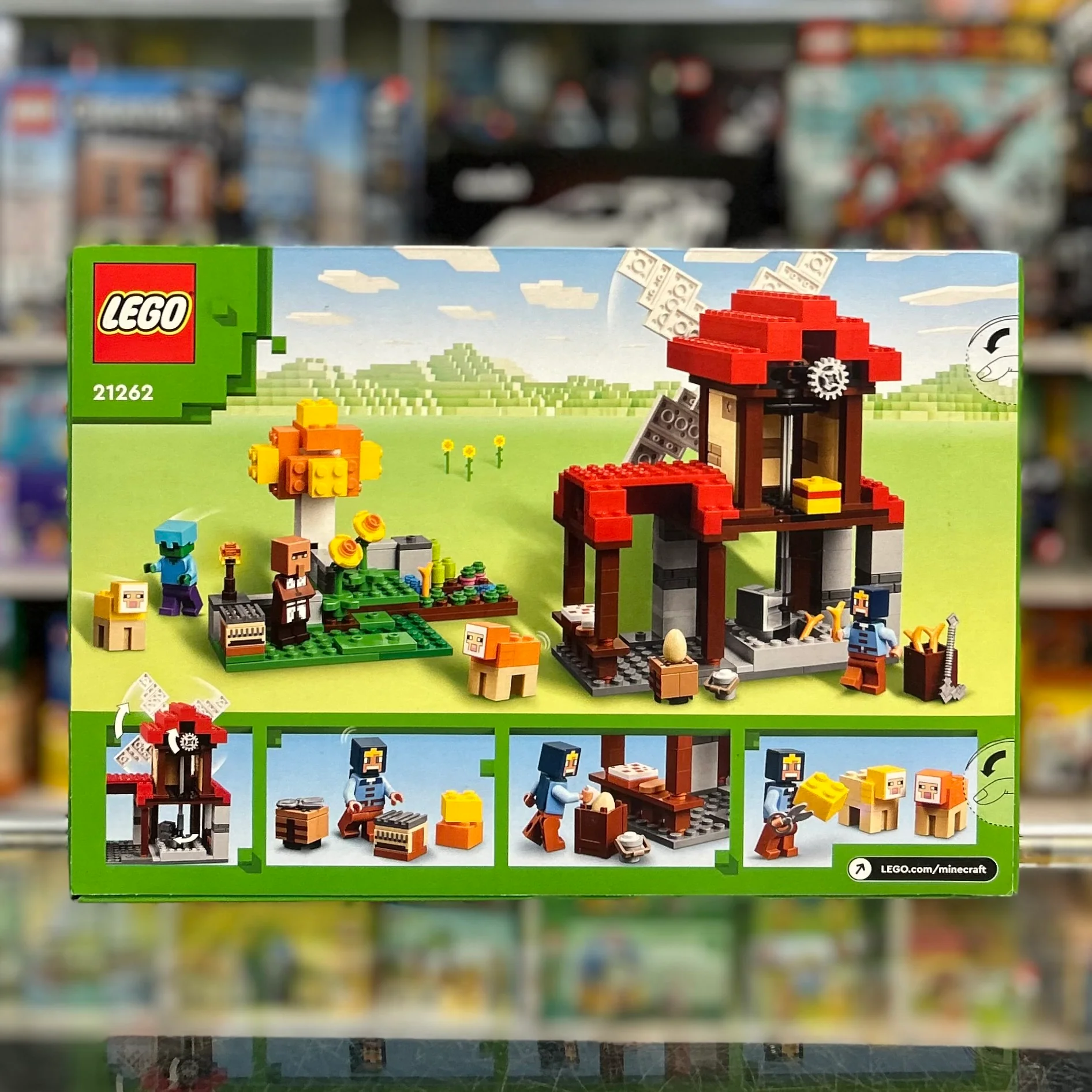 The Windmill Farm, 21262 - LEGO® Minecraft Set - Image 2