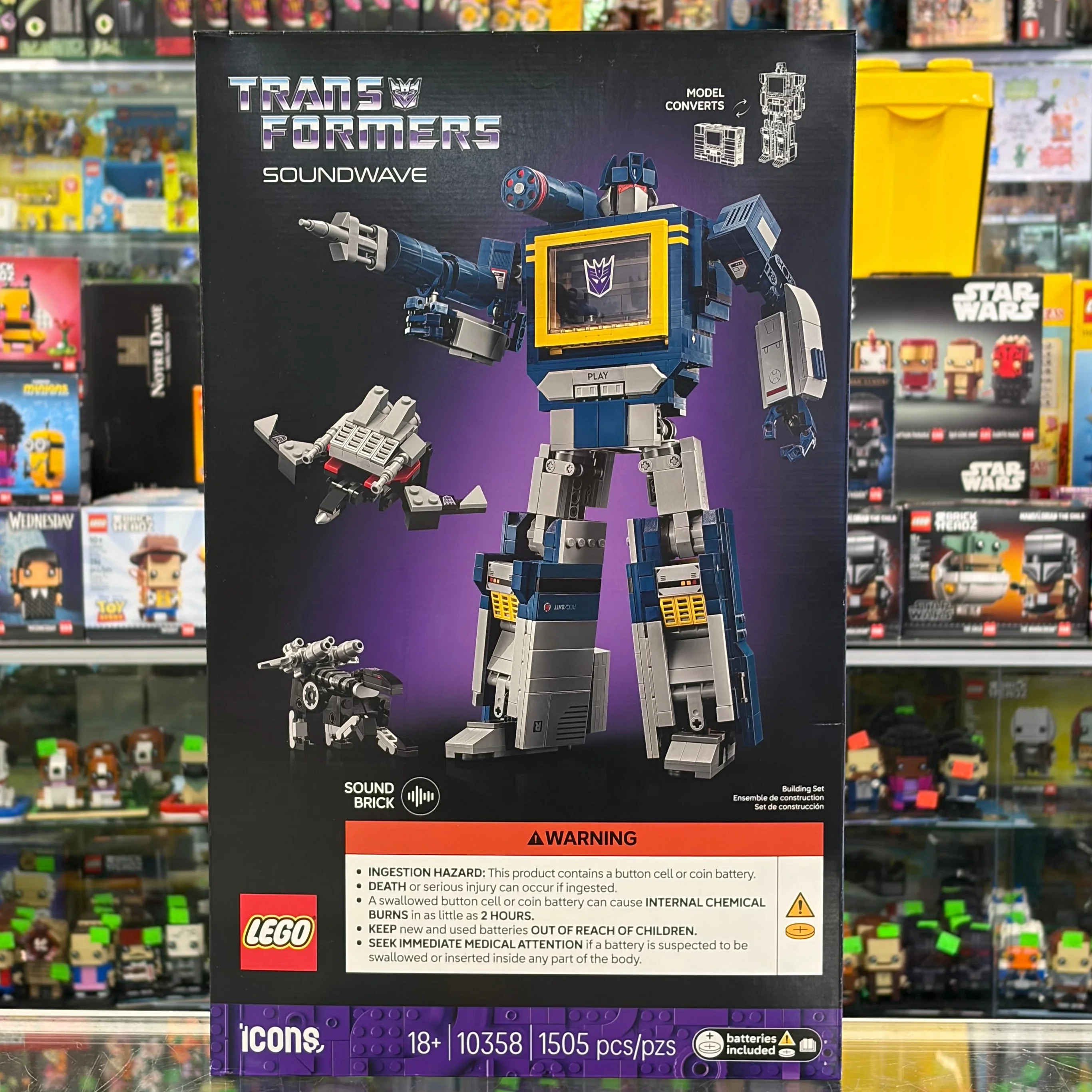 Transformers: Soundwave, 10358 - LEGO® Icons Set