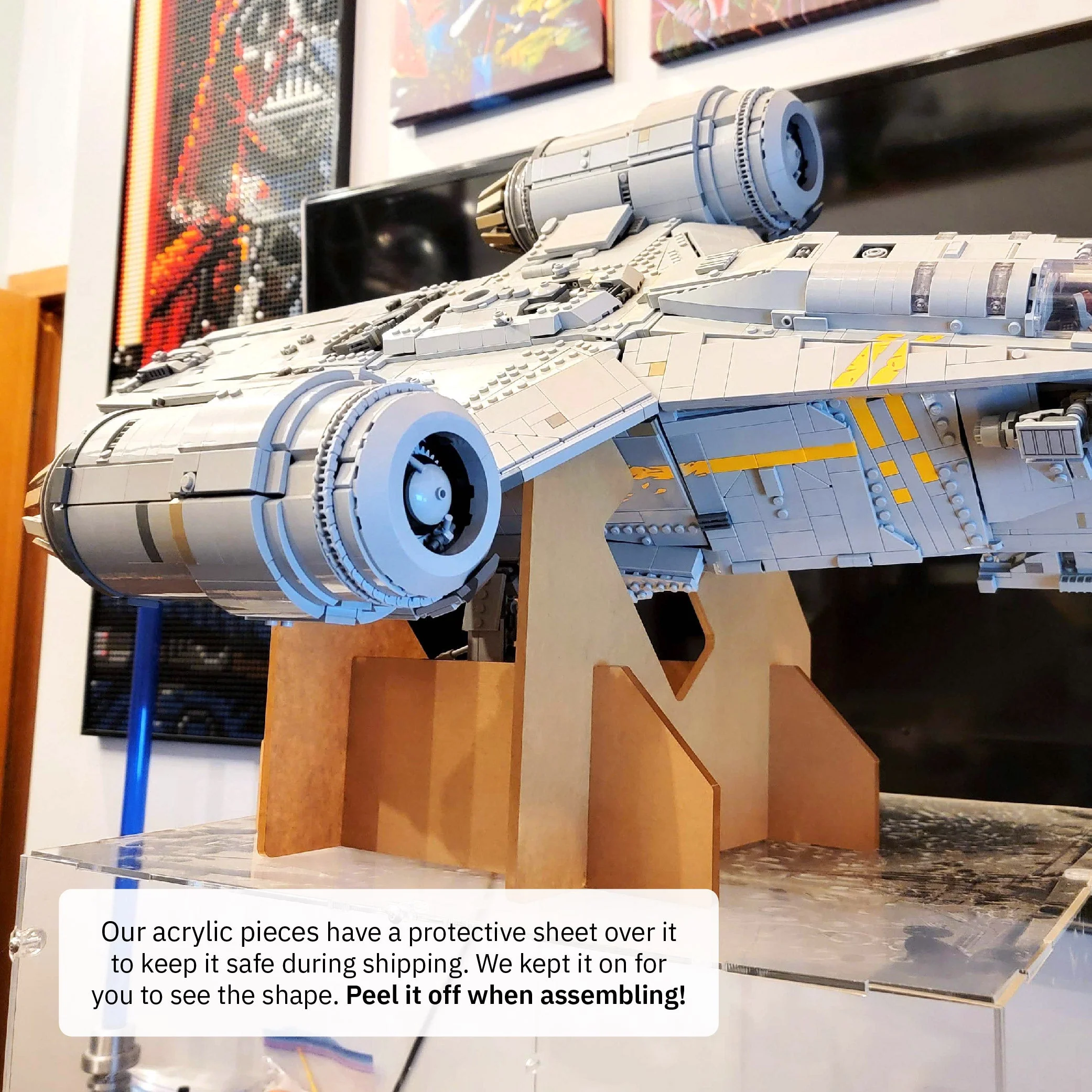 UCS The Razor Crest (#75331) Acrylic Stand - Image 6