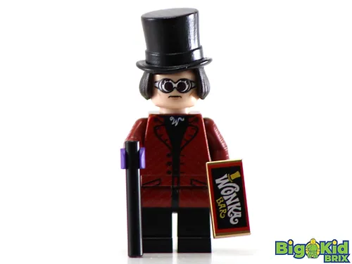 WILLY WONKA V2 Custom Printed Lego Minifigure